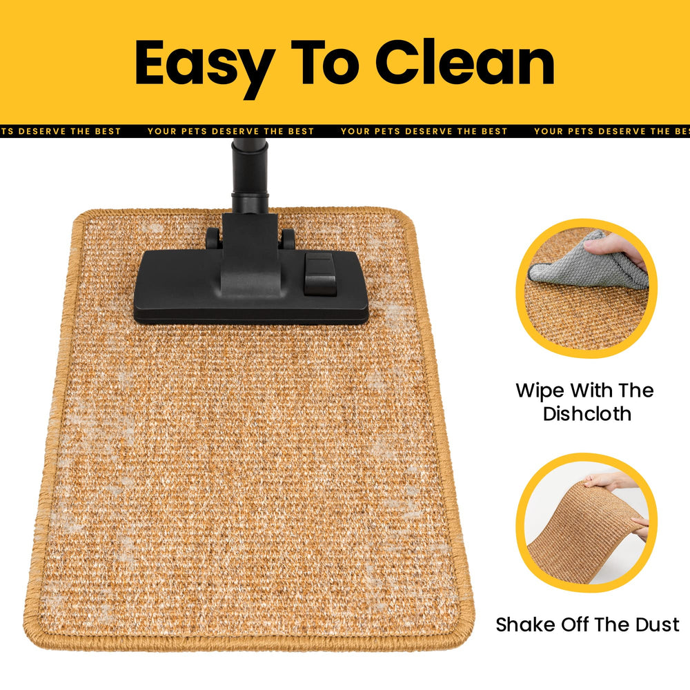 Conlun Cat Scratcher Mat demonstrates durable construction against sharp claws.