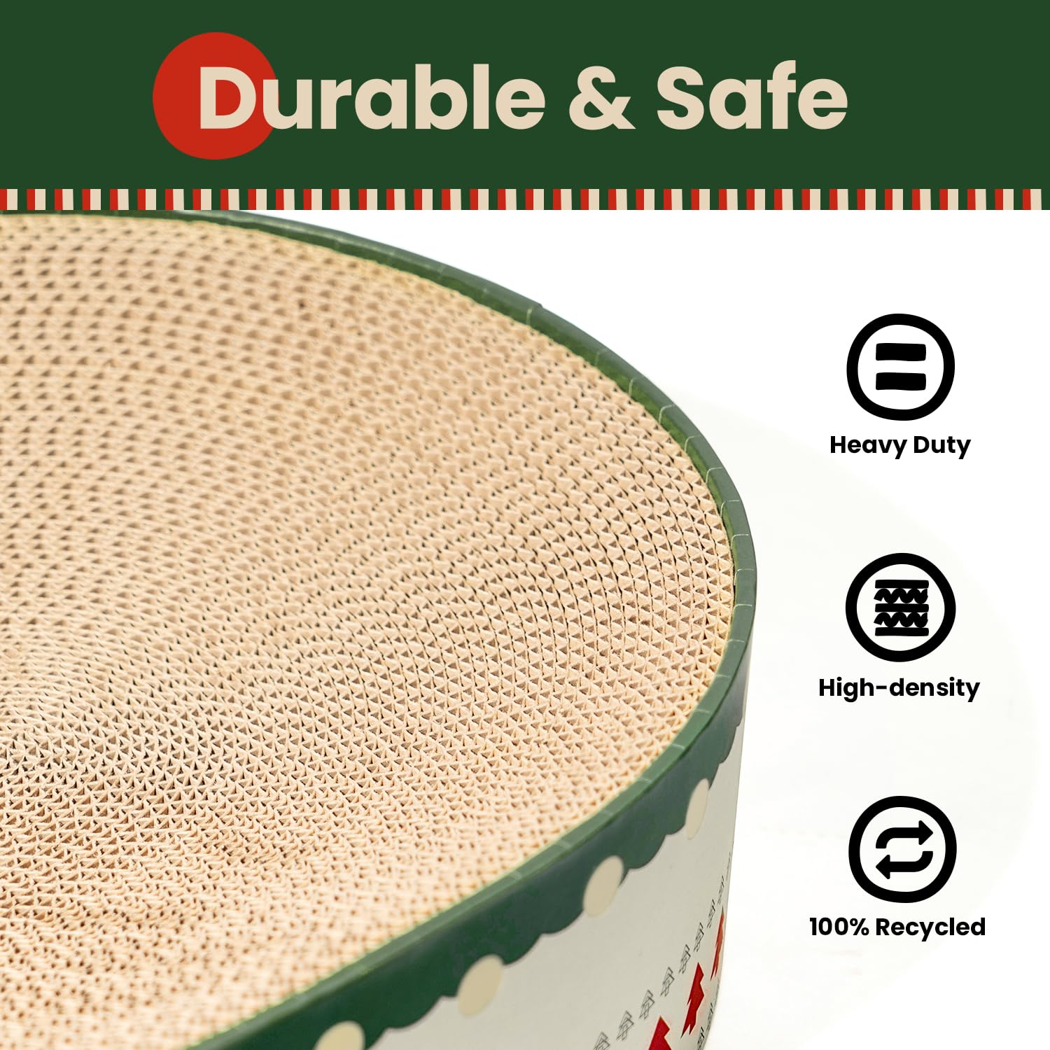 Conlun oval-concave-design-cat-scratcher supports comfortable spine alignment
