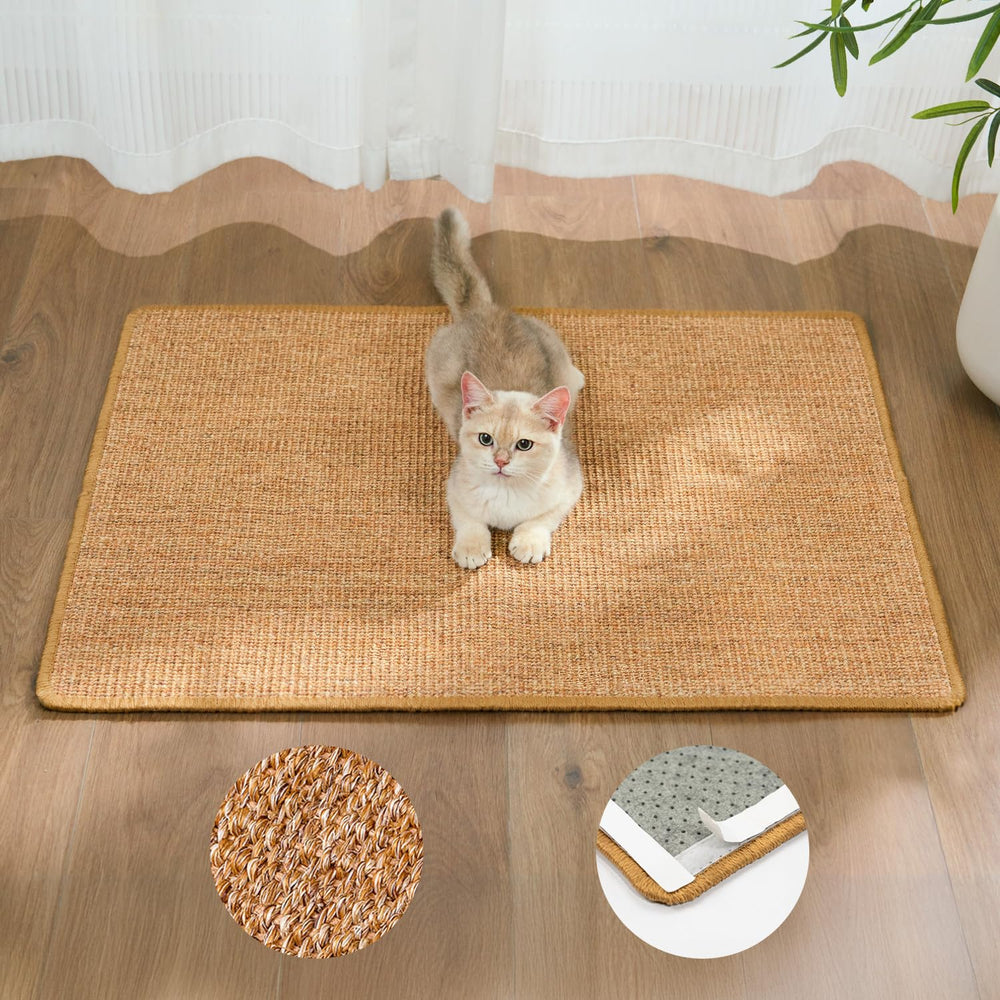 Conlun rascador gato sisal pared: ideal para rascar y estirar sin dañar muebles.