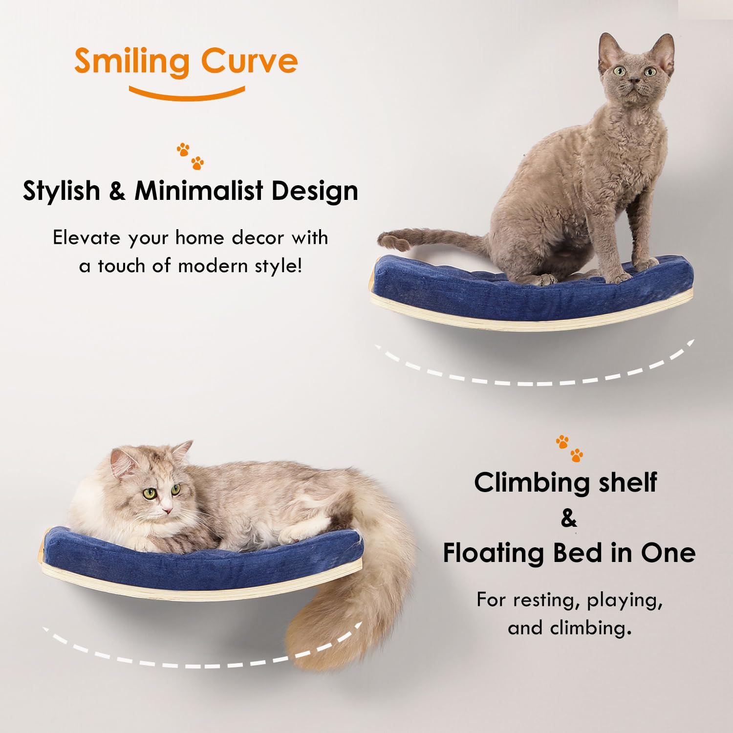COOLEX removable cushions enable easy cleaning and flexible cat comfort.