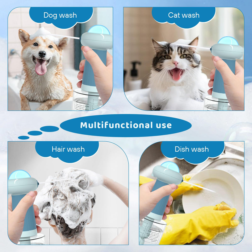 Coocake Cat Shampoo Sprayer shows detailed design for controlled sprays.