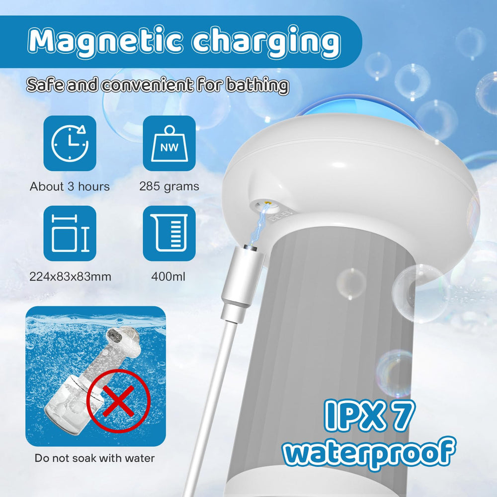 Coocake one-button operation enables quick, easy baths.