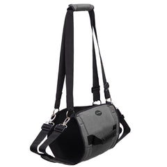 COODEO dog carry sling back view highlights secure full-body support during lifts.