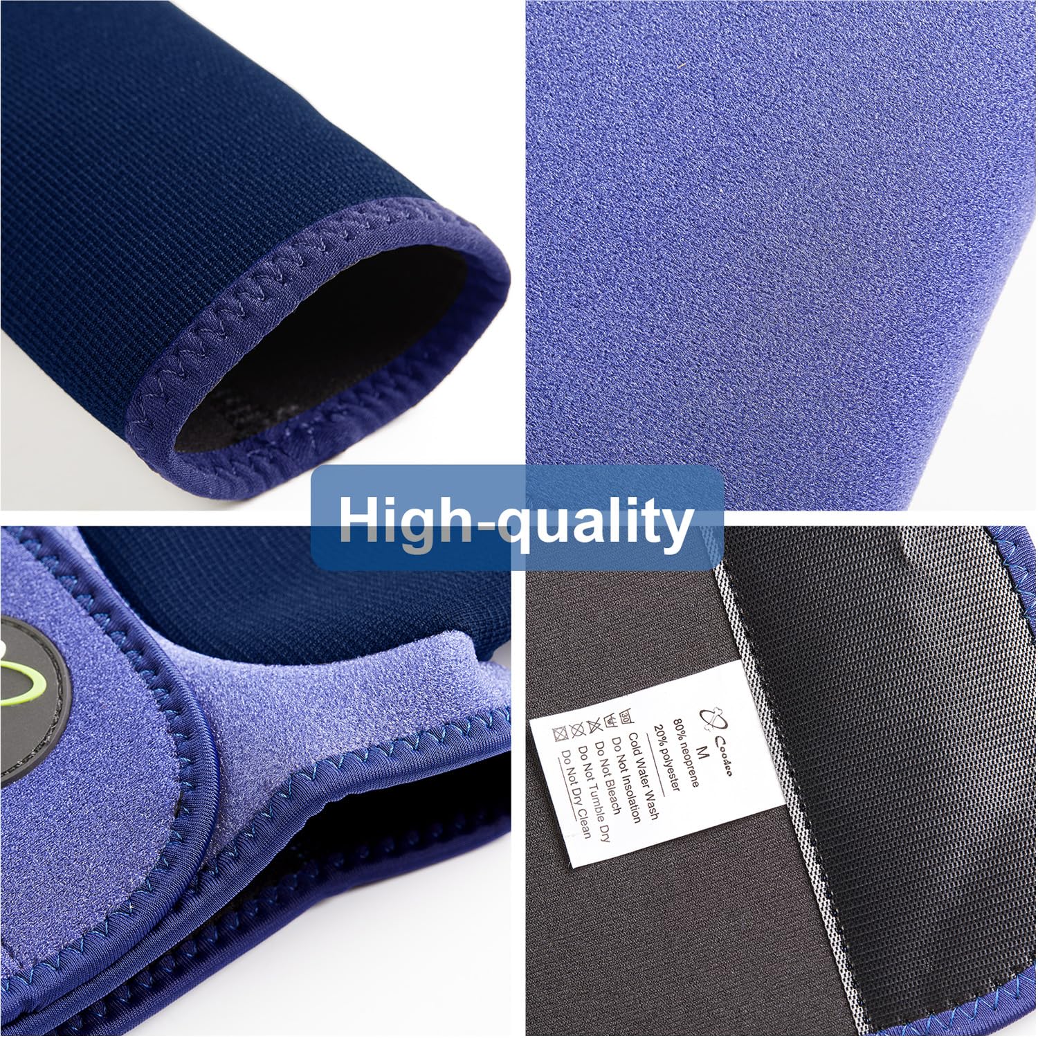 Coodeo sleeve demonstrates left-right leg compatibility for flexible fit.