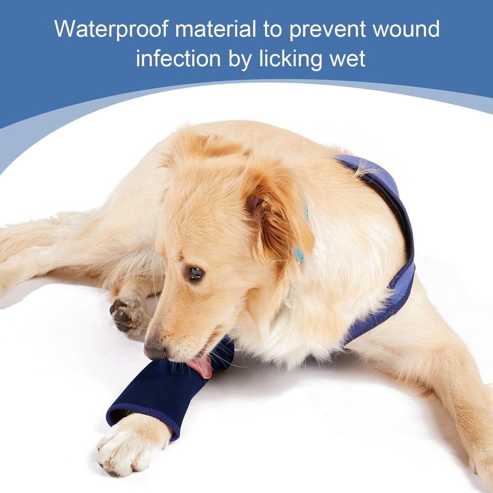 Coodeo sleeve waterproof fabric keeps wounds dry during walks.