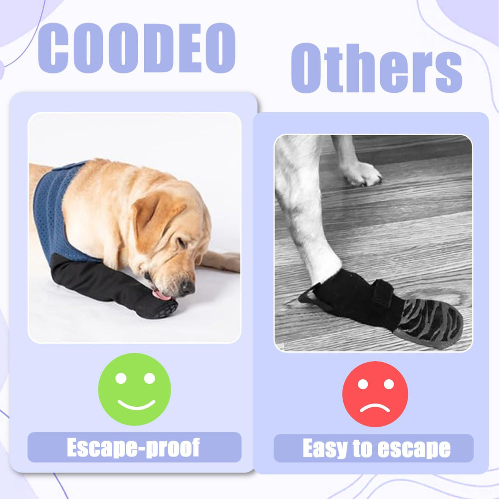 COODEO blue dog socks aid calm resting and gentle containment