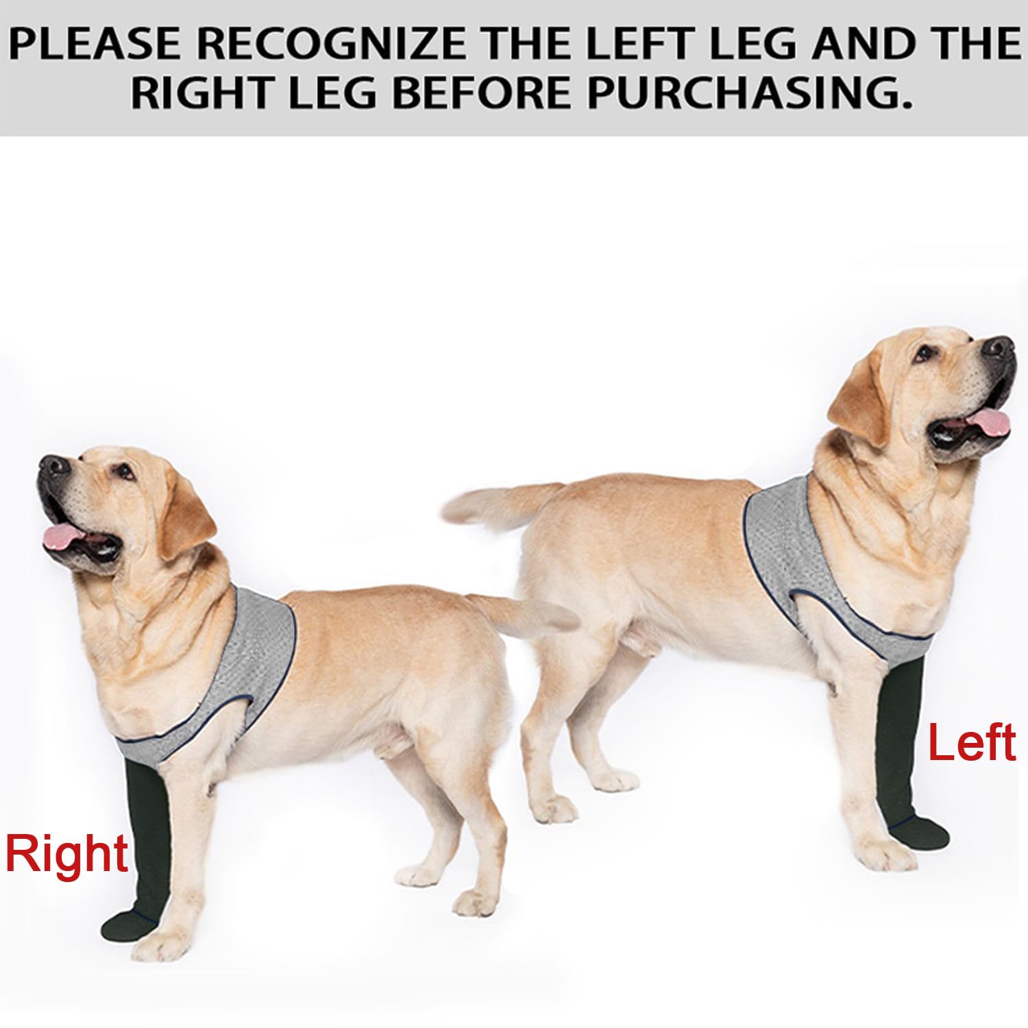 Coodeo lower leg protection sleeve illustrates quick fit design
