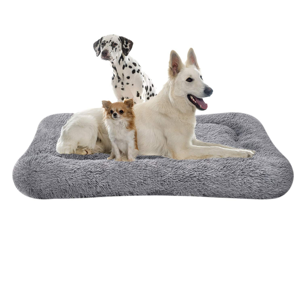 Coohom Deluxe Plush Dog Bed closeup plush texture for warmth and comfort.