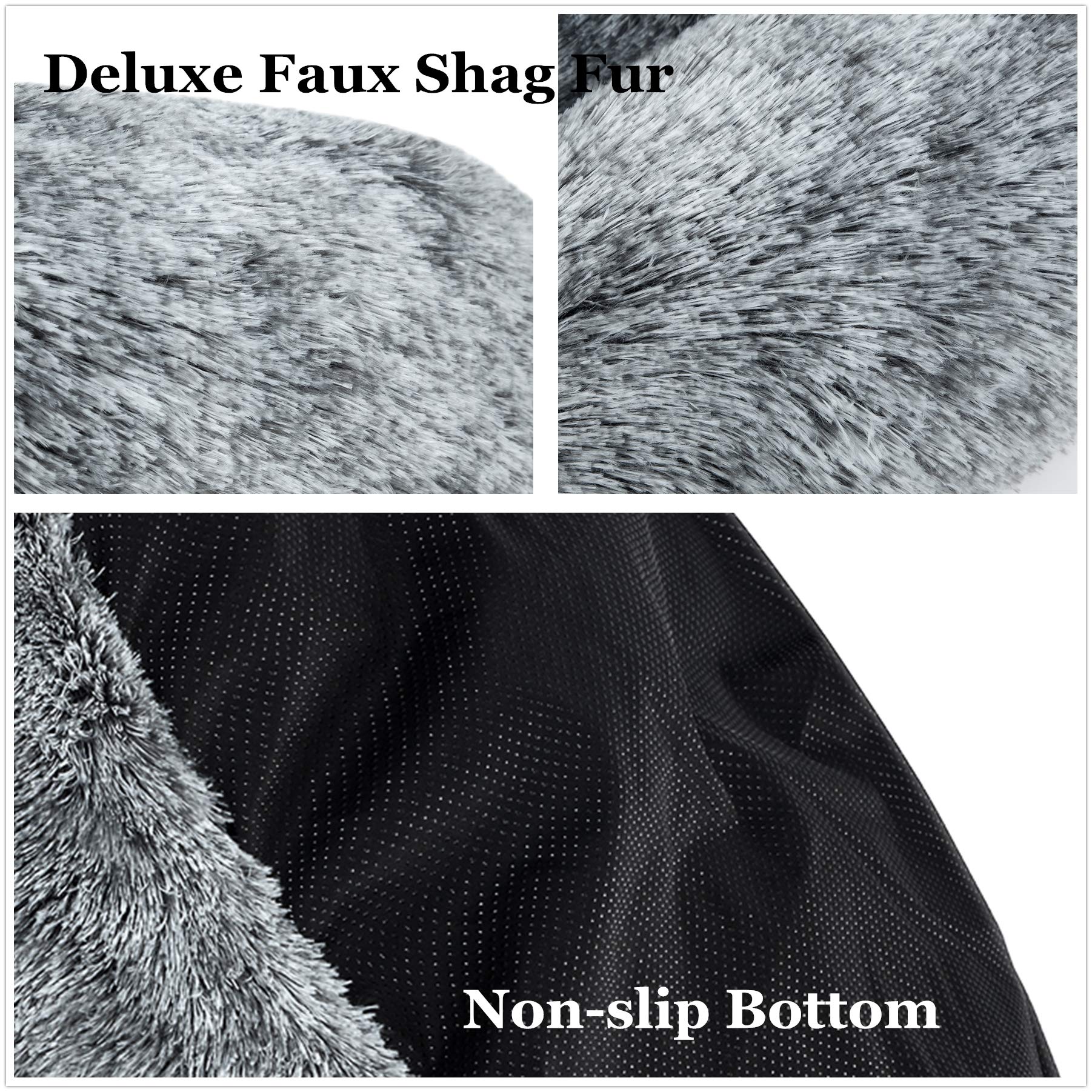 Coohom donut cuddler bed anti-slip bottom keeps the bed in place