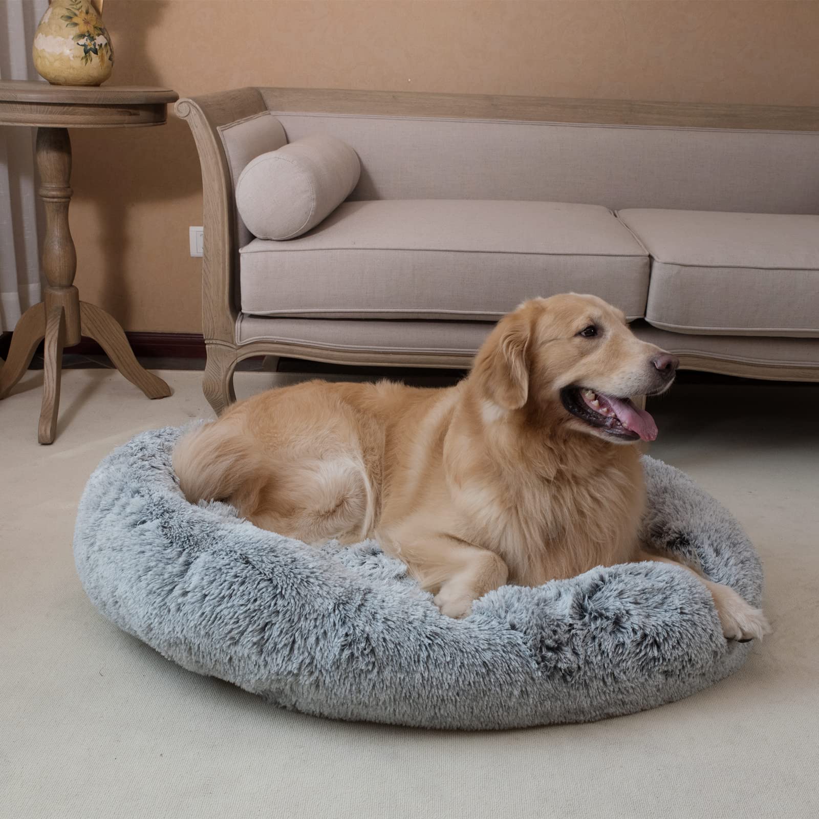 Coohom faux fur close-up highlights plush surface for cozy lounging