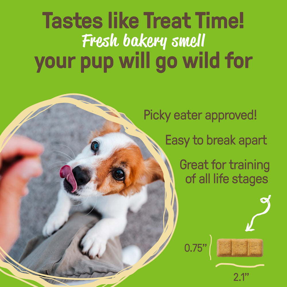 CookiePal treats training-use scene shows easy-to-break crunchy pieces for quick rewards.