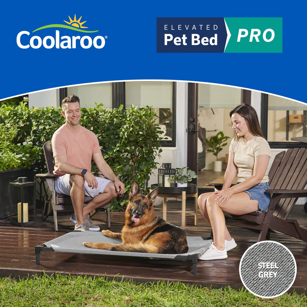 Coolaroo Pro tool-free assembly enables fast setup of the bed frame.