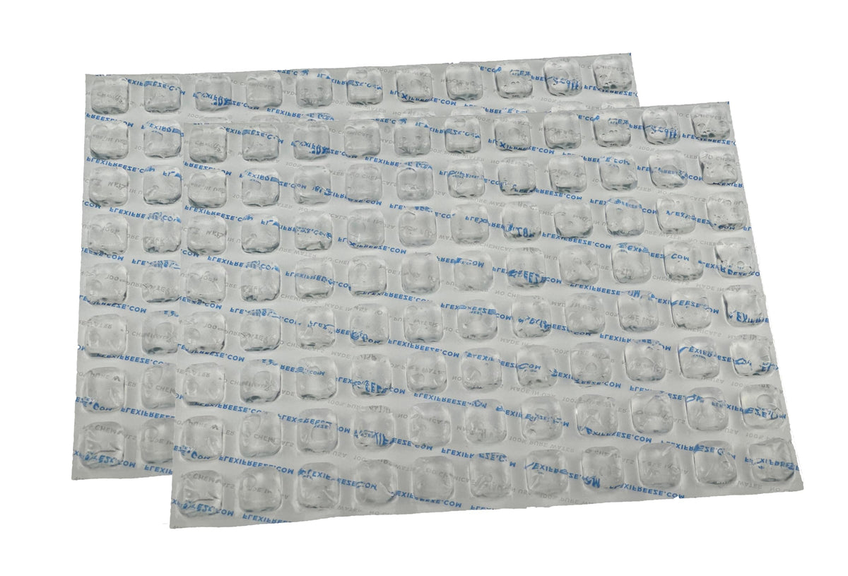 CoolerDog Refill Ice Sheet 2-Pack cools a dog on a hydro cooling mat with safe water