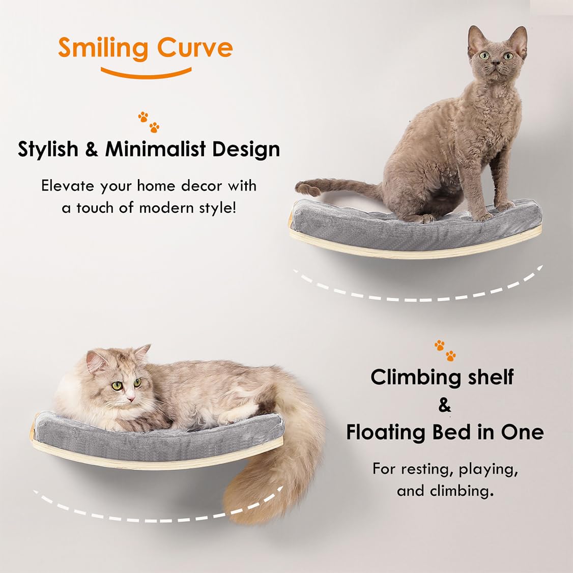 COOLEX weight capacity up to 30 pounds ensures stable cat lounging.