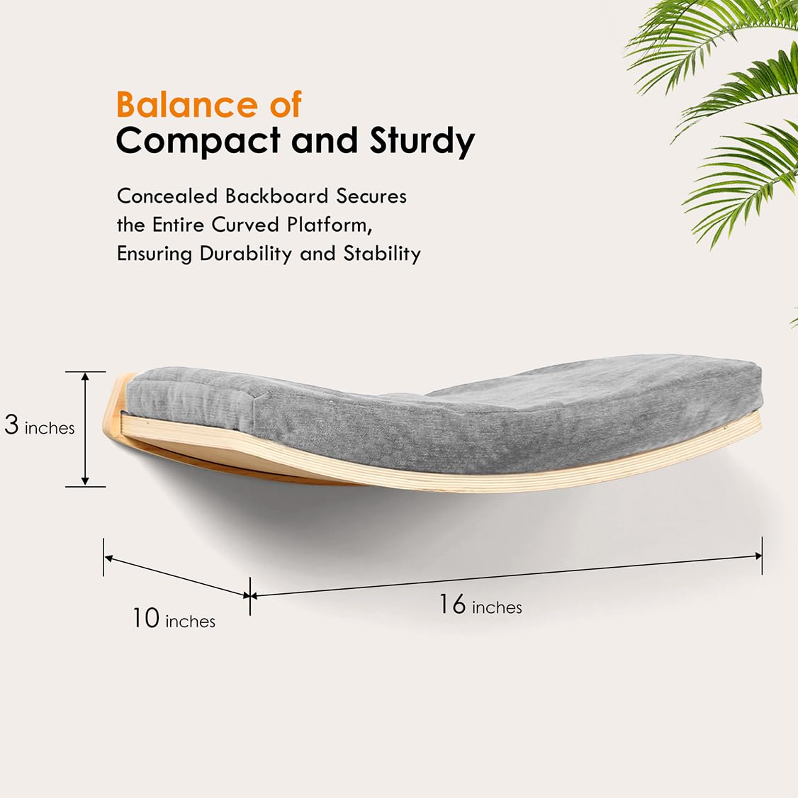 COOLEX cat wall bed removable cushion highlights soft perch and furniture protection.