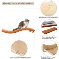 COOLEX cat wall shelves installation guide demonstrates easy stud-secure mounting