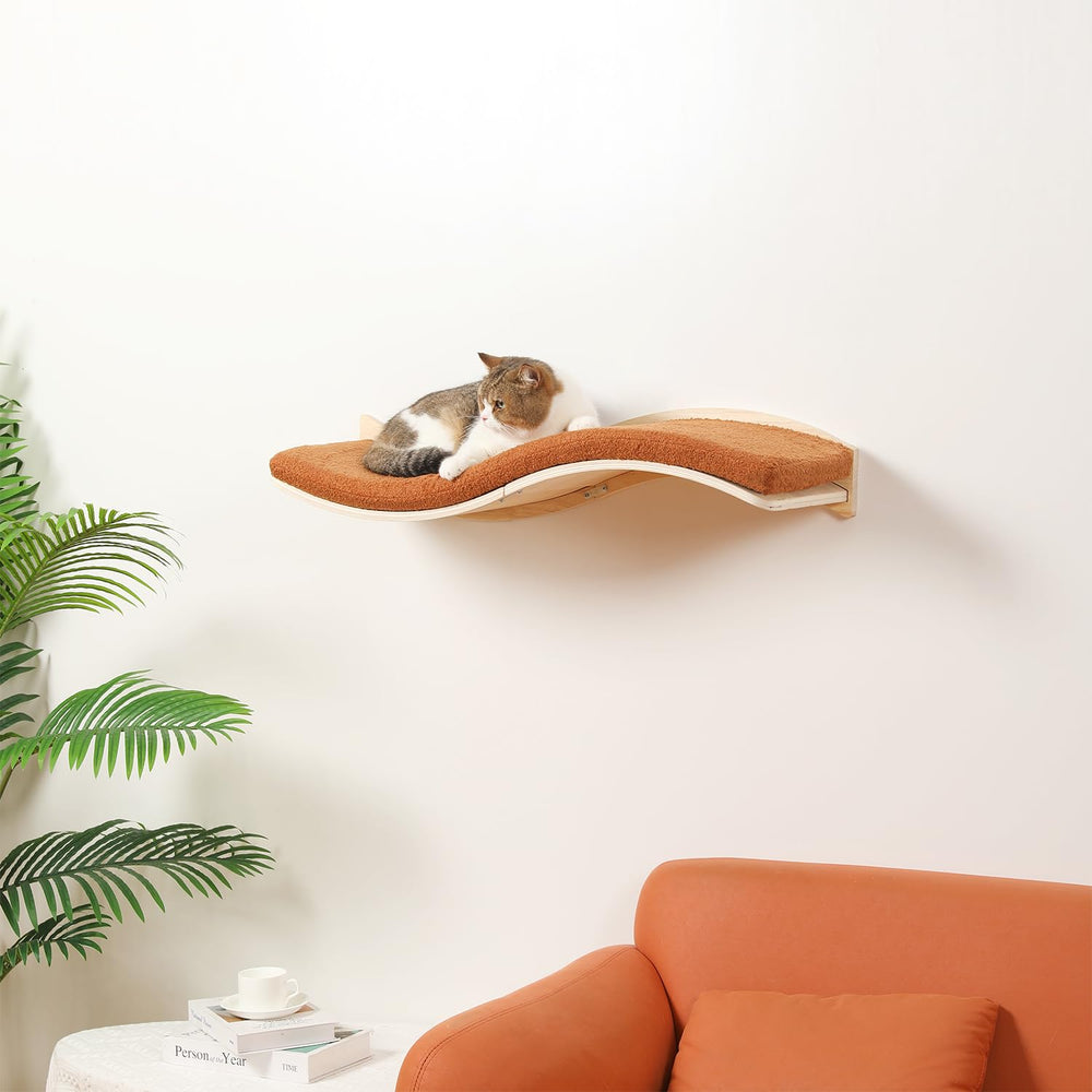 COOLEX cat wall shelves multi-cat resting illustrates space-saving private perches
