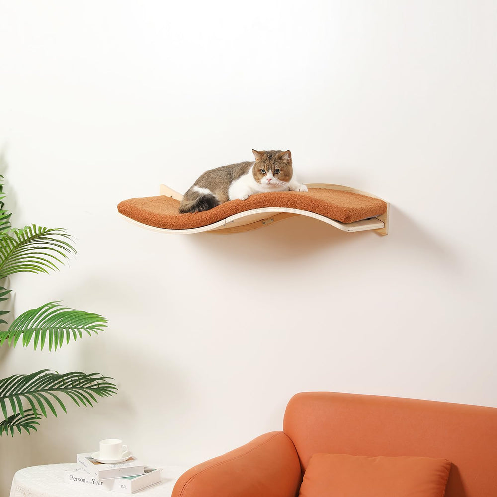 COOLEX cat wall shelves room-setup demonstrates stylish integration in home interiors