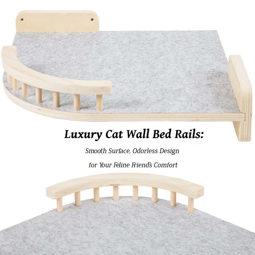 COOLEX Large Cat Shelves assembly – straightforward installation with sturdy brackets.
