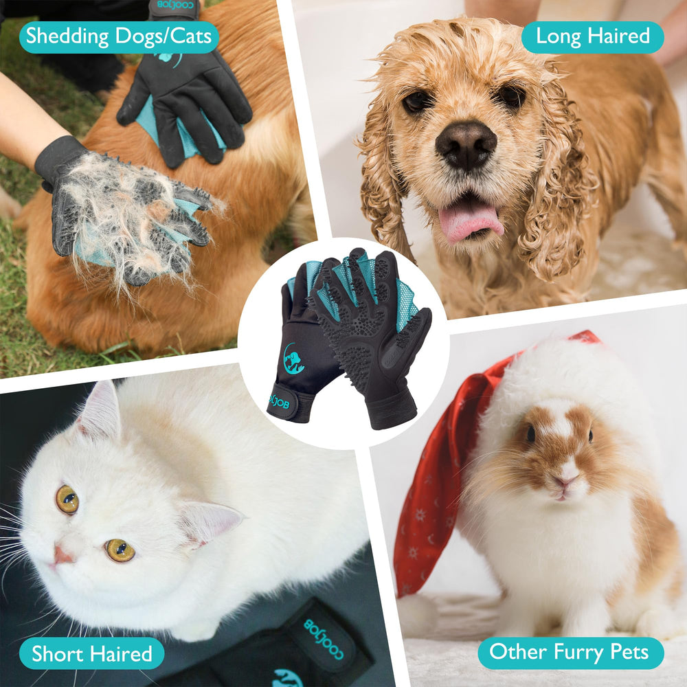COOLJOB gloves provide a relaxing massage, helping pets feel calm and comfortable