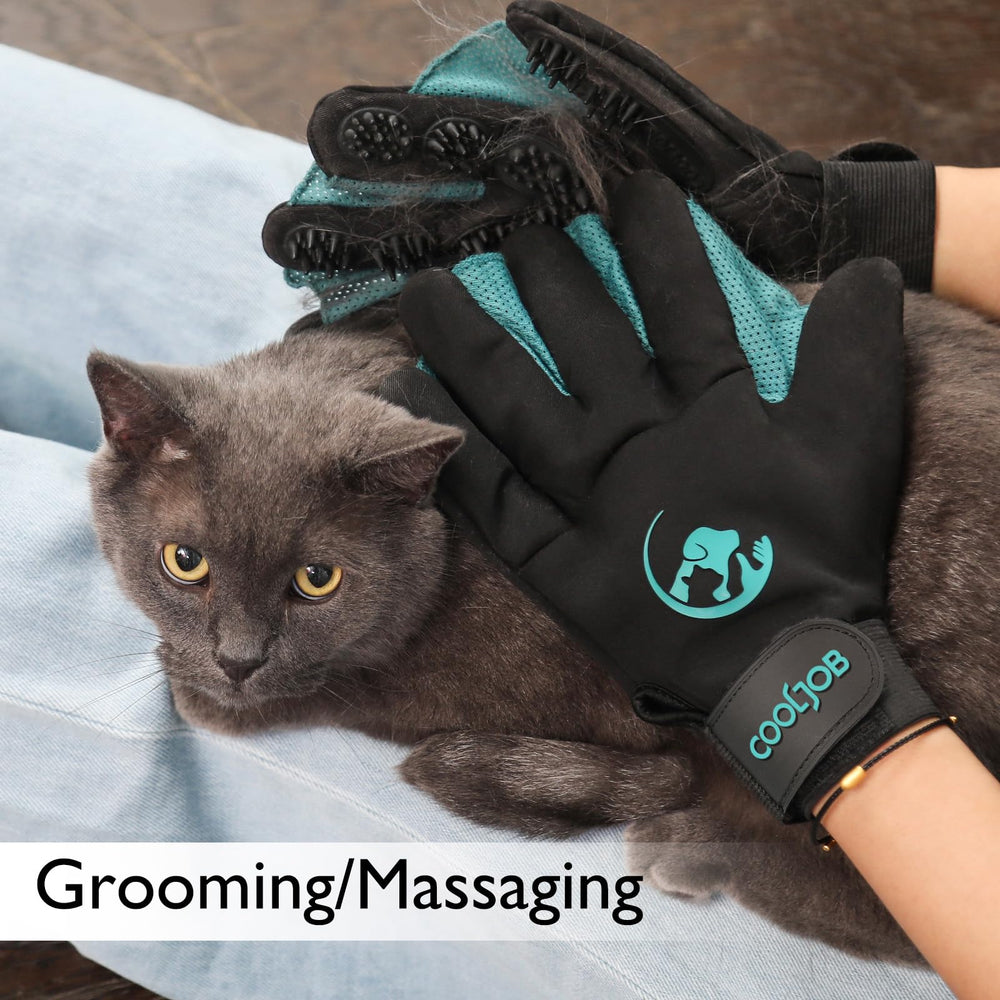COOLJOB gloves with breathable fit keep hands cool during longer grooming sessions