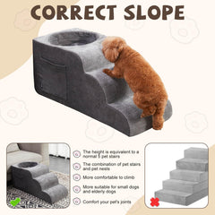 Cooloo8 dog pad for puppy gray, memory foam comfort supports joints during naps.
