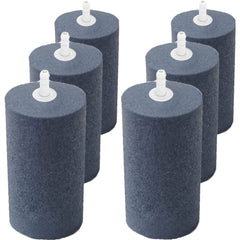 COOMATEC 6-pack airstones deliver steady bubbles for reliable aquarium aeration.