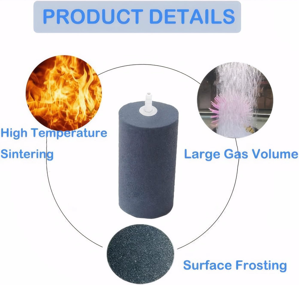 COOMATEC aquarium bubble diffuser highlighting vibrant tank circulation