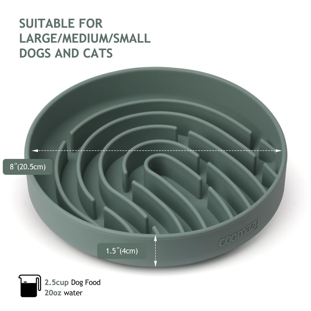 Coomazy dishwasher safe silicone bowl is easy to clean.