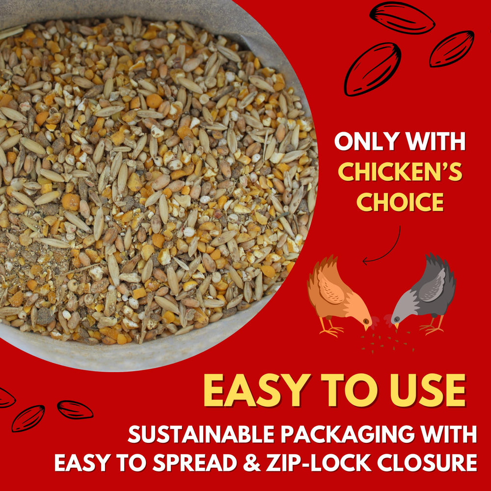 Coop Care Chicken’s Choice ducks and geese feeding image shows versatile use