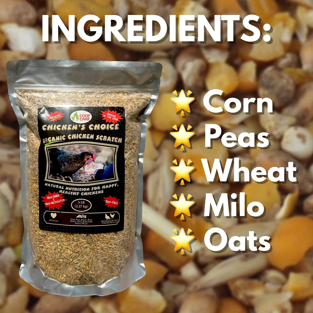 Coop Care Chicken’s Choice USA-made organic seal signals quality and sustainability