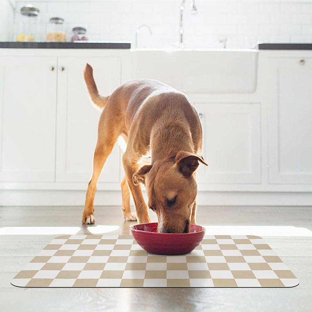 Pet-friendly recyclable materials used in the CooRug mat.