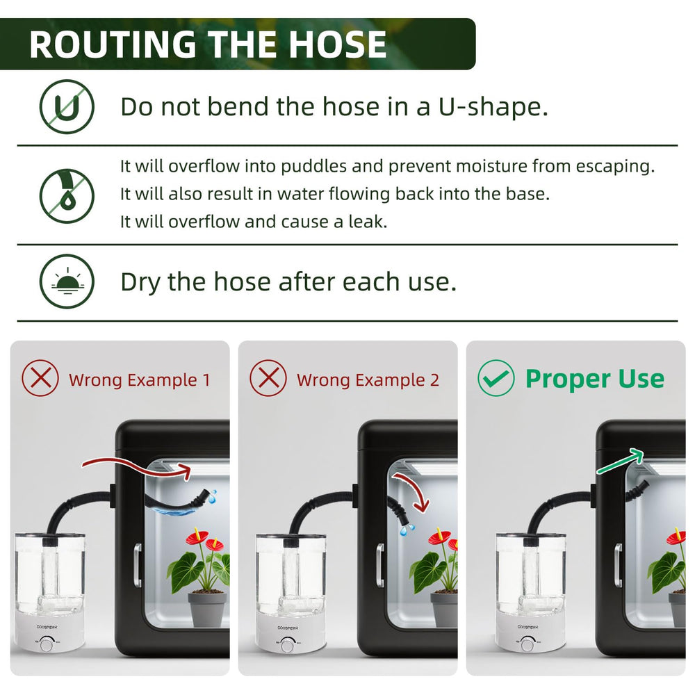 COOSPIDER automatic-shutoff indicates safety when water runs out.
