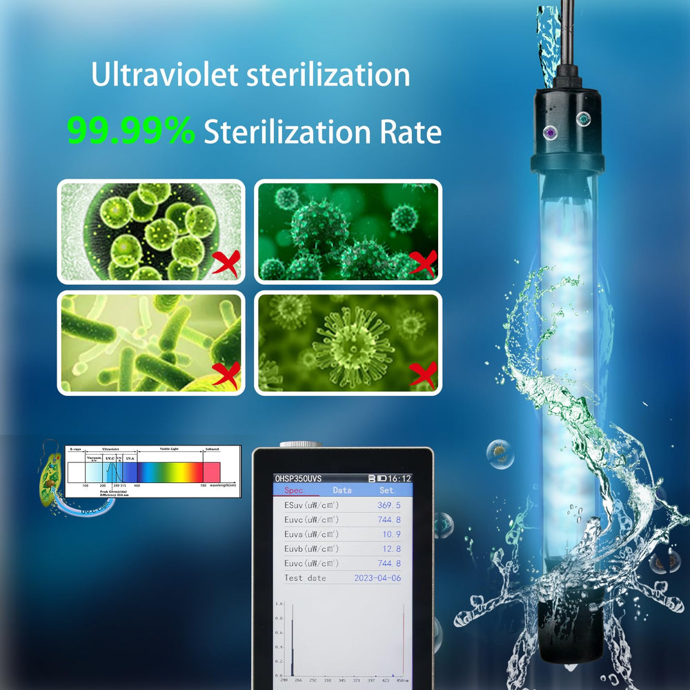 coospider-repta independent switch control lets you run filtration or UV lighting as needed.