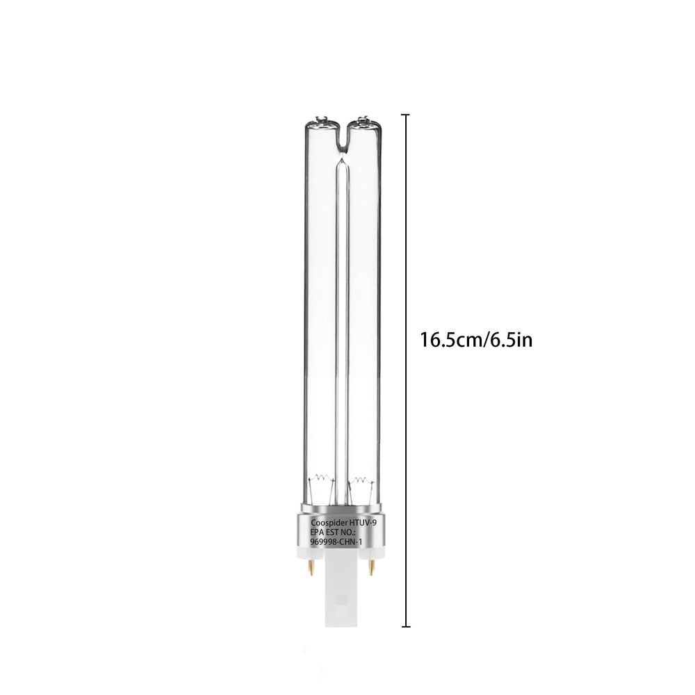 Coospider-Repta UV bulb installed in a pond filter demonstrates compatibility.