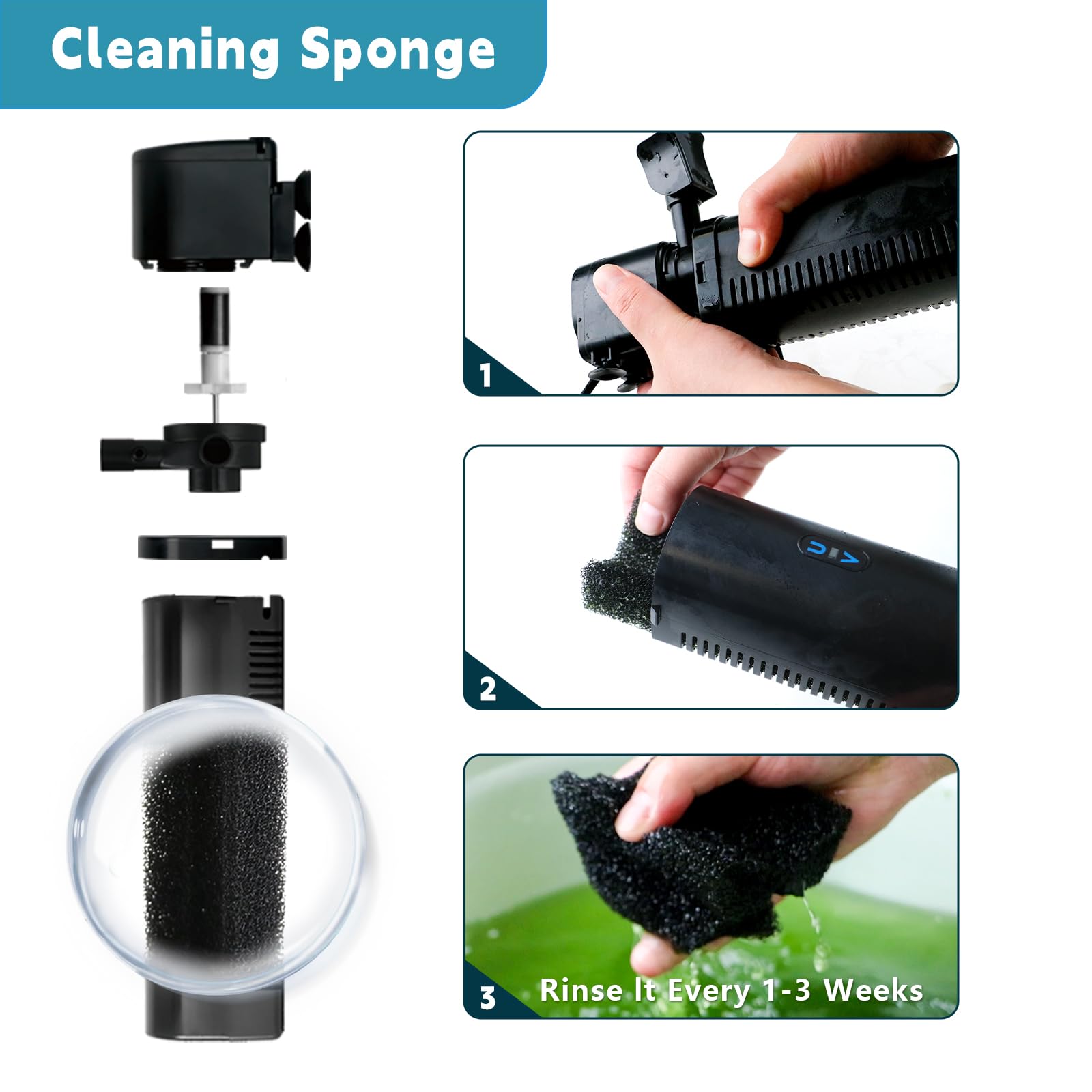 coospider-repta quiet submersible pump operates softly for unobtrusive daily use.