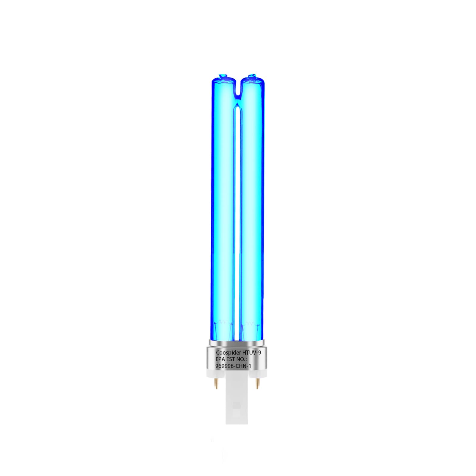 Coospider-Repta UV light safety label emphasizes responsible use and eye safety.
