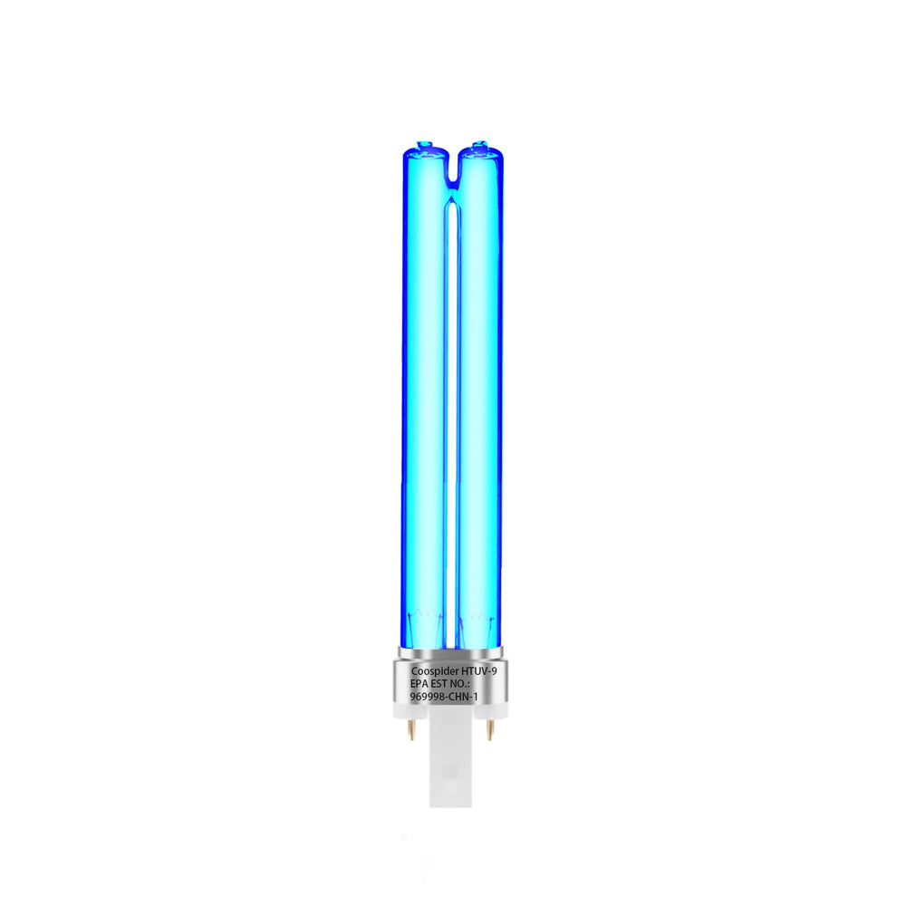 Coospider-Repta UV light safety label emphasizes responsible use and eye safety.