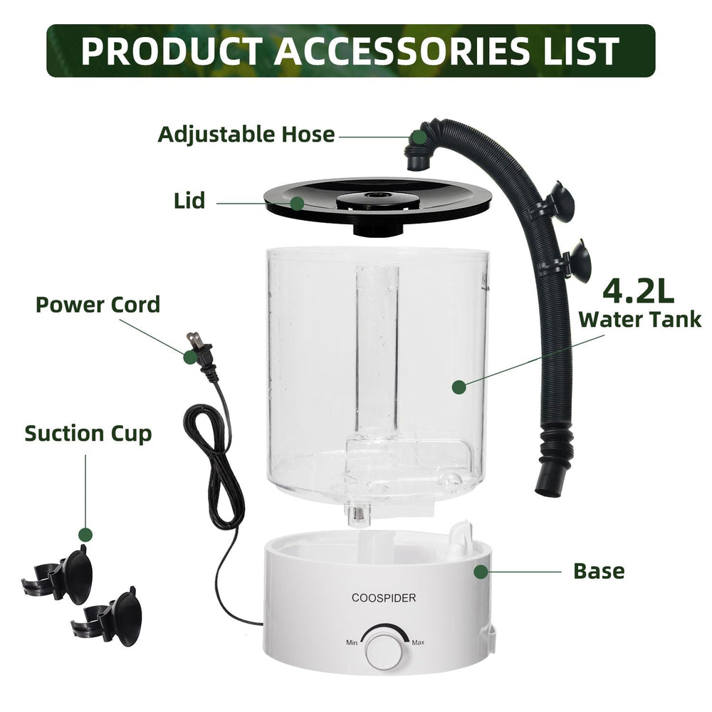 COOSPIDER 1-year warranty image reinforces dependable support after purchase.