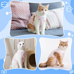 Coppthinktu cat recovery suit adjustable neckline ensures secure, comfortable fit