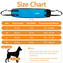 Coppthinktu dog lift harness adjustable strap aids a perfect fit
