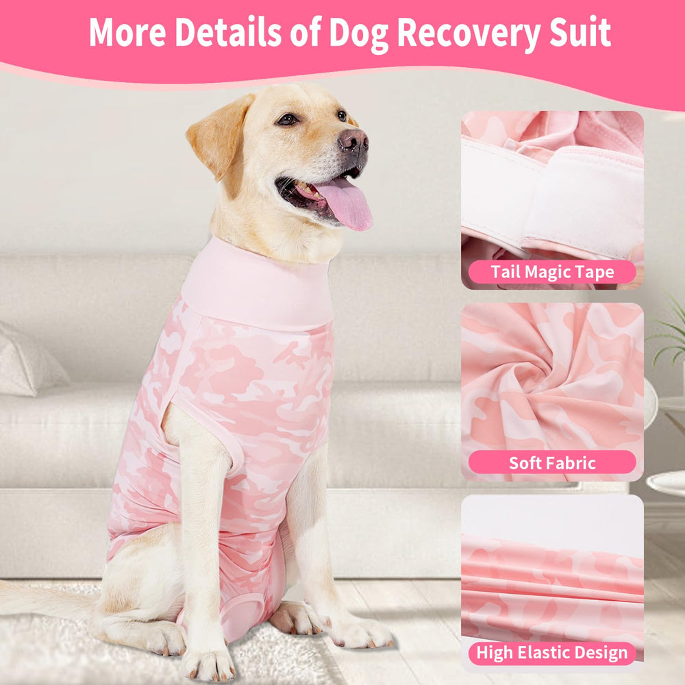 Coppthinktu dog onesie cone-alternative silhouette suitable for daily wear and protection