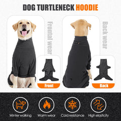 Coppthinktu Dog Sweater Leash Hole enables quick, secure outdoor walks.