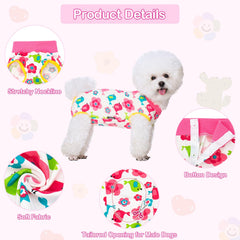 Coppthinktu Recovery Suit breathable fabric offers comfortable wear for dogs after surgery