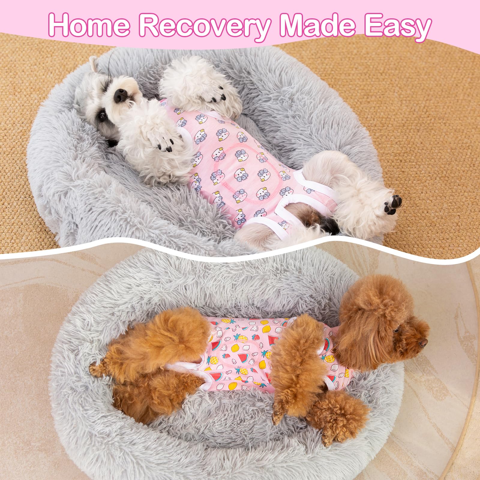 Coppthinktu Recovery Suit cone-alternative protects incisions while preserving movement.