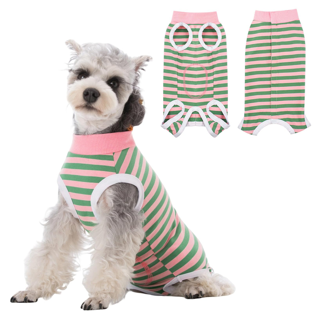 Coppthinktu Recovery Suit for Dogs with row-buttons design for quick, secure wearing