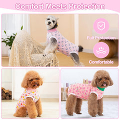 Coppthinktu Recovery Suit inner-abdomen-opening supports easy potty breaks.