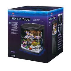 Coralife BioCube compact filtration back highlights built in filtration for easy maintenance