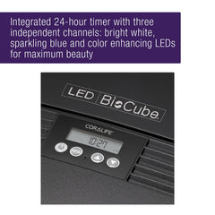 Coralife BioCube dual intakes illustrate efficient water processing