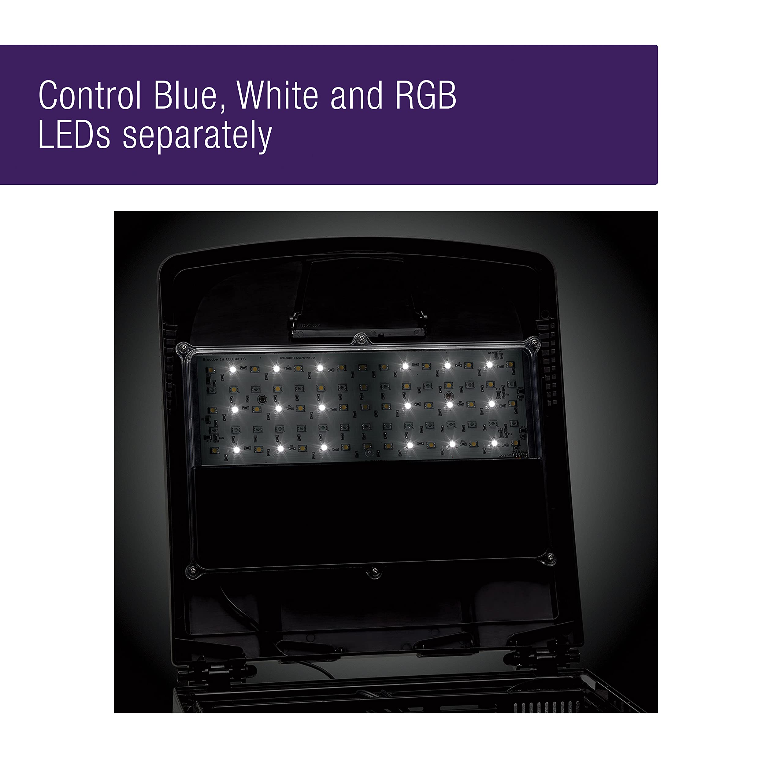 Coralife BioCube LED lighting panel provides vibrant spectrum for corals and plants